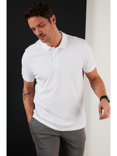 Pamuklu Slim Fit Düğmeli Polo T Shirt 5902281 - 1