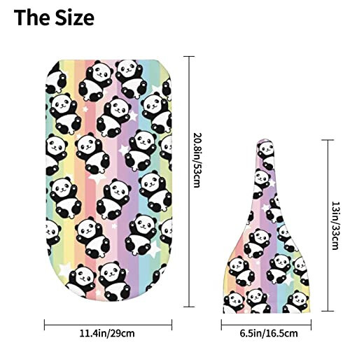 Panda Newborn Swaddle Blanket With Hat Set Baby Stuff Receiving Blankets Soft Transition Sleep Sacks Gifts For Infant Boys Girls - 46