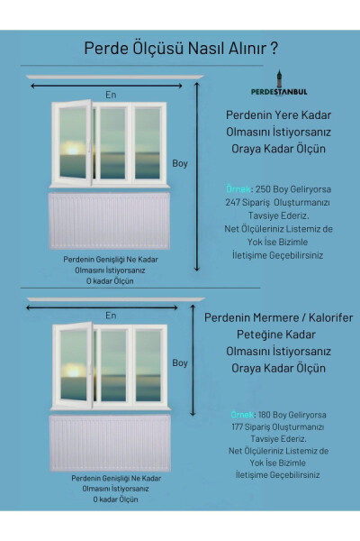 Panel pardasi Cappuccino Ekru (Bir Qanot) - 7