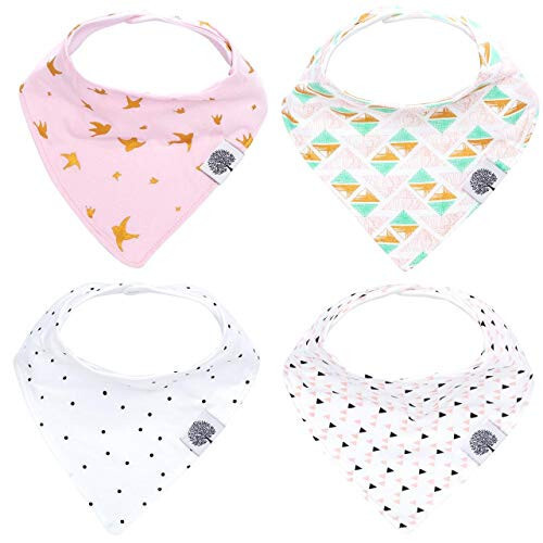 Parker Baby Bandana Drool Bibs 4 Pack Baby Bibs for Boys, Girls, Unisex - 2