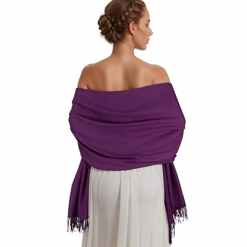 Pashmina Shawl Wraps for Women Large Winter Scarf Soft Shawls and Wraps for Evening Dresses Shawl for Wedding - 1