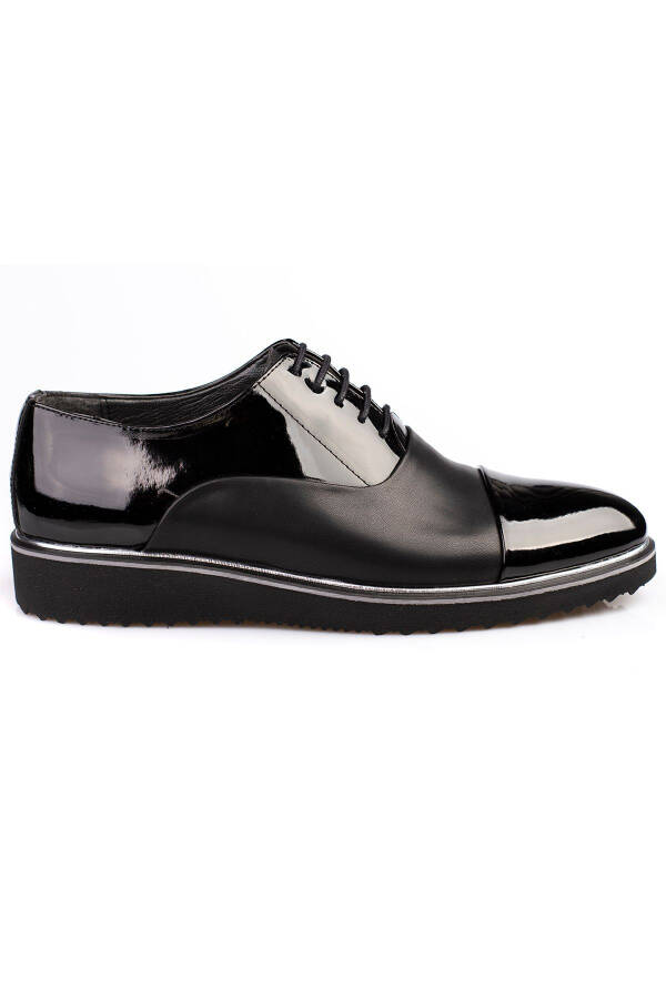 Patent Leather, High Heel, Classic, Groom, Suit Dress Shoes for Men - 2