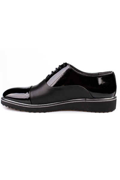 Patent Leather, High Heel, Classic, Groom, Suit Dress Shoes for Men - 6