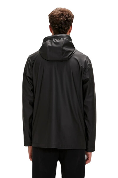 Patrol Raincoat Black Men's Hooded - 6