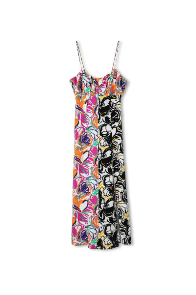 Pattern mix halter dress - 7