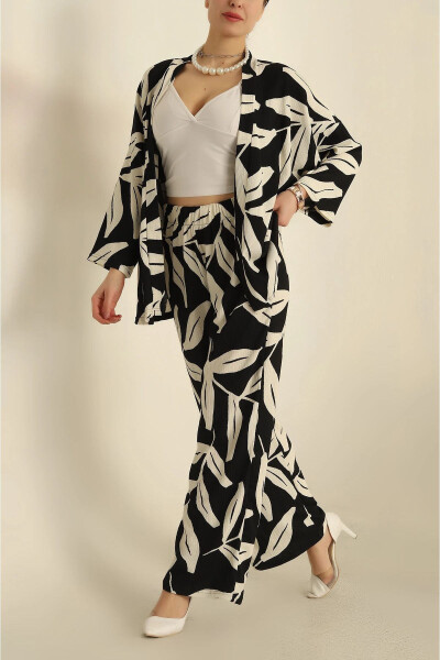 Patterned Kimono Set - 11