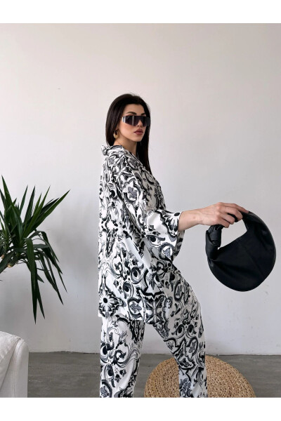 Patterned Kimono Set - 2