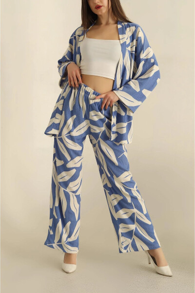 Patterned Kimono Set - 7