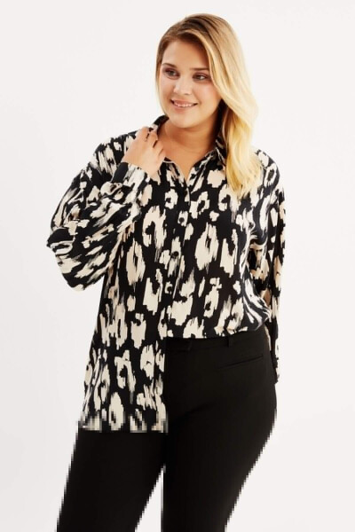 Patterned Long-Sleeved Shirt - 2