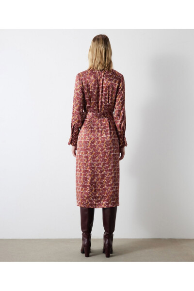 Patterned midi dress - 6