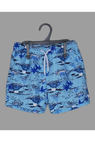 Patterned Swim Shorts - 1