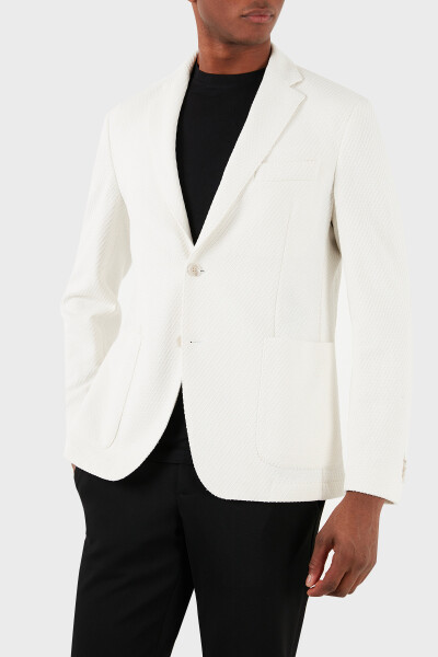 Paxta Slim Fit Blazer Ko'ylagi Erkaklar KO'YLAGI 50510343 100 - 1