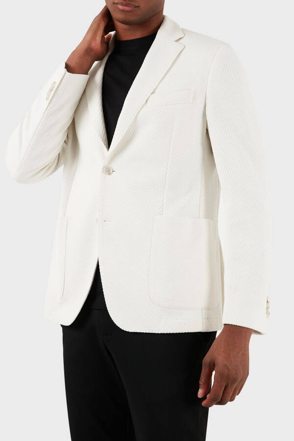 Paxta Slim Fit Blazer Ko'ylagi Erkaklar KO'YLAGI 50510343 100 - 5