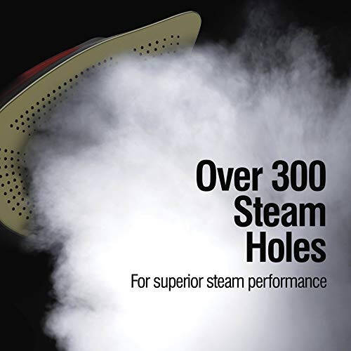 <p>CHI Steam Iron for Clothes with 300+ Holes for Powerful Steaming, Temperature Guide Dial, 1700 Watts, XL 10’ Cord, 3-Way Auto Shutoff, Titanium Infused Ceramic Soleplate, Silver</p> - 2