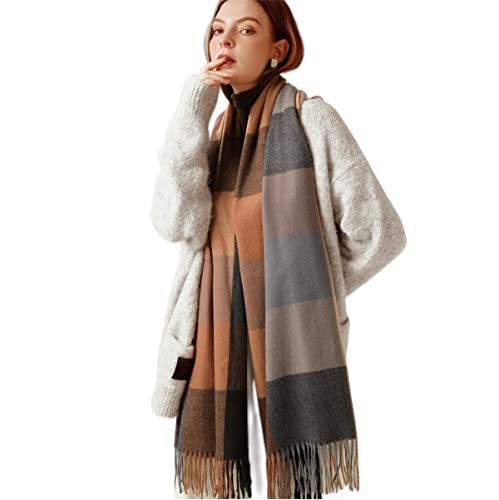 PCIQUTE Tartan Plaid Scarves for Women Winter, Long Scarves for Women with Fringe, Super Soft Scarf for Women Winter - 2