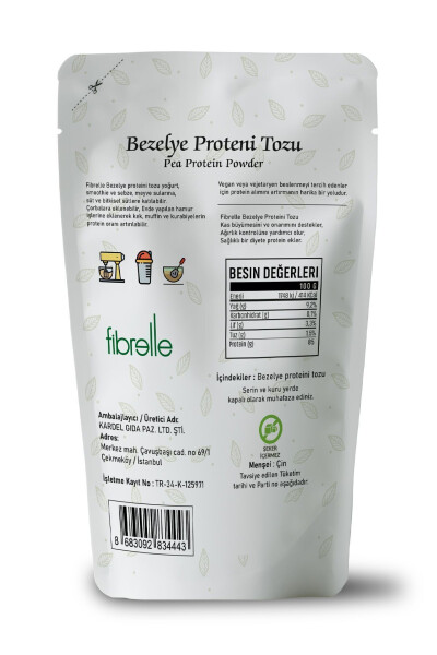 Pea Protein Powder 100gr // High Protein Content // 85% Protein - 3