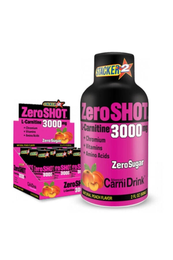 Peach Flavored L-Carnitine 3000 Mg 12 X 60 ml - 1