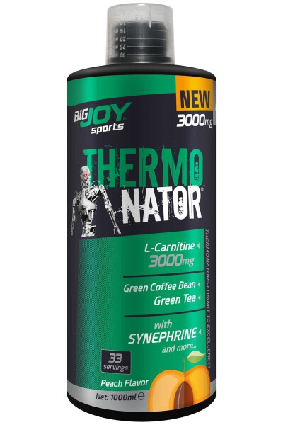 Peach Flavored Thermo Nator L Carnitine 1000 ml 3000mg L Carnitine - 1