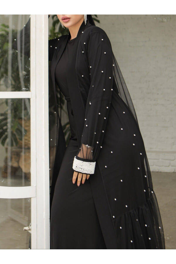 Pearl Double Abaya Set - 2