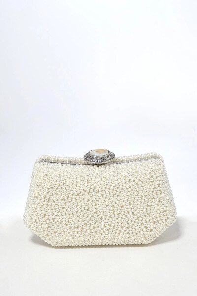 Pearl Evening Bag Mother-of-Pearl Bridal Clutch Evening Bag Party Bag Portfolio Clutch - 2