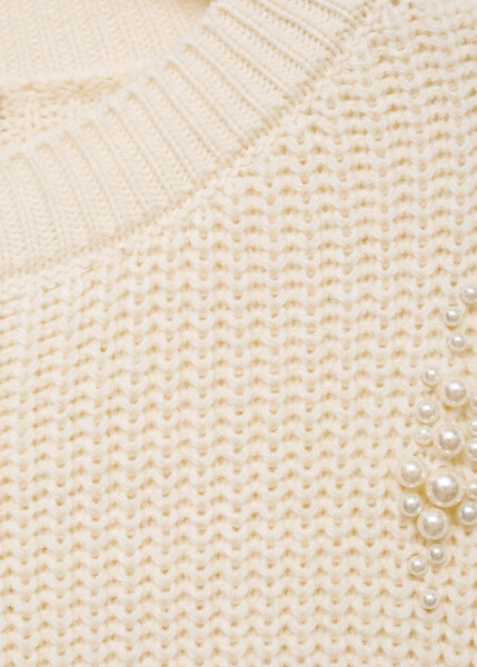 Pearl knit sweater (Ecru) - 7