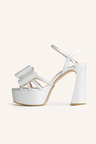 Pearl Petra Platform Heeled Bridal Shoes - 15