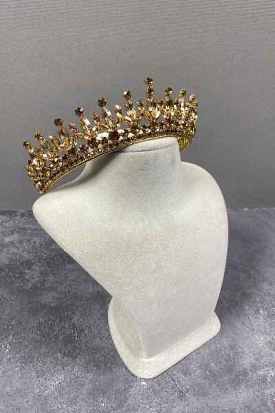 Pedro Stone Bridal Henna Crown - 23