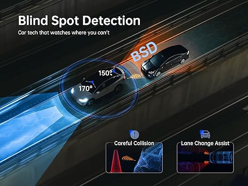 Pelsee P10 2.5K Orqa Ko'zgu Kamerasi, 10'' Ko'zgu Dash Cam Aqlli Haydash Yordamchisi ADAS va BSD bilan, Avtomobillar Yuk mashinalari uchun Old va Orqa Kamera, Tungi Ko'rish, Ovozli Boshqarish, To'xtash Rejimi, 32GB Karta va GPS - 2