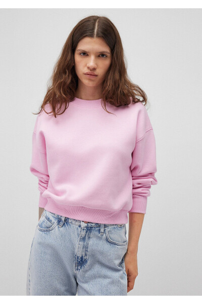 Pembe Basic Crop Sweatshirt 1611147-71117 - 20