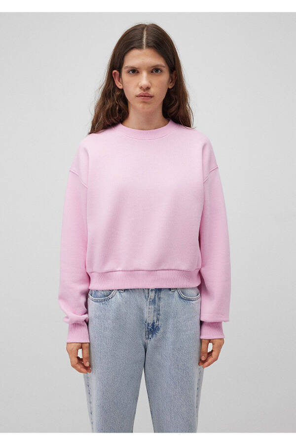 Pembe Basic Crop Sweatshirt 1611147-71117 - 21