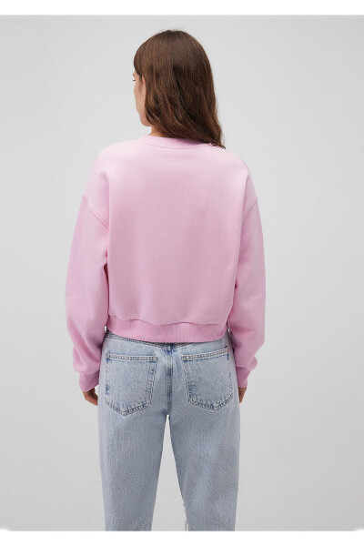 Pembe Basic Crop Sweatshirt 1611147-71117 - 22