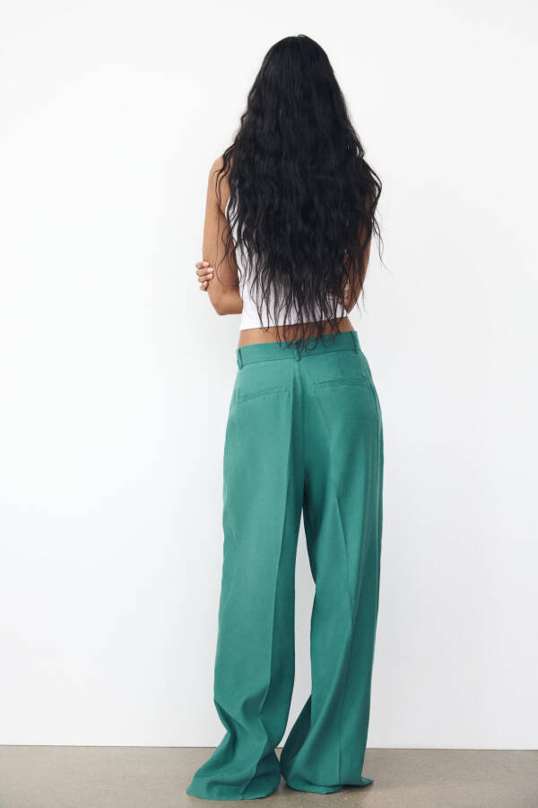 PENSLİ LOOSE FIT PANTS Black Brown / Mole Toffee Dark Green - 18