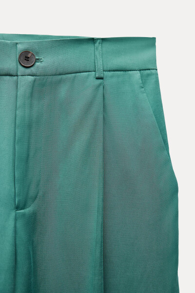 PENSLİ LOOSE FIT PANTS Black Brown / Mole Toffee Dark Green - 21