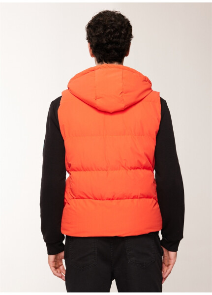 People By Fabrika Orange Men's Puffer Vest SPBF3WM-VES5002 - 18