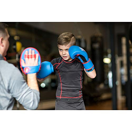 Перчатки для тренировок Everlast Prospect Youth, синий, красный - 4