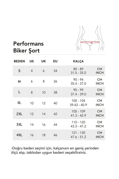 Performans Biker Şort - 7