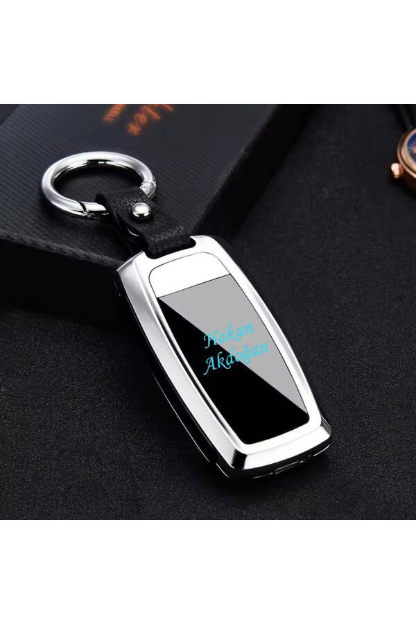 Personalized Car Key Shaped Keychain Lighter - 1