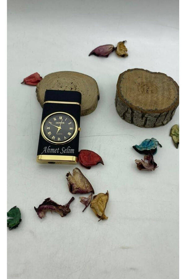 Personalized Luxury Clock Gas Lighter - 9