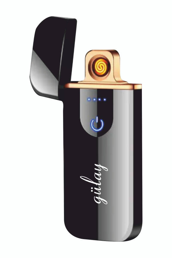 Personalized name engraved, flameless USB rechargeable lighter. - 8