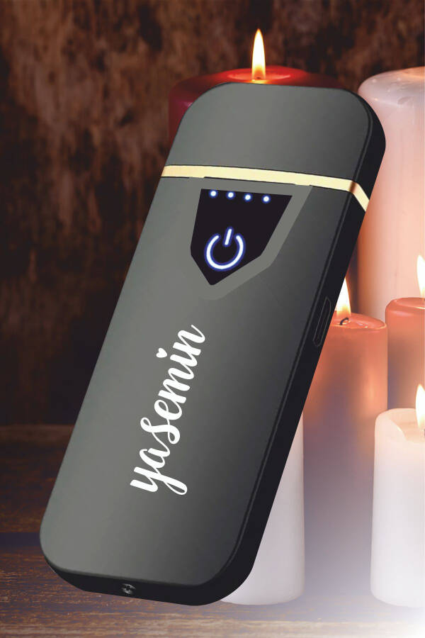 Personalized name engraved, flameless USB rechargeable lighter. - 10