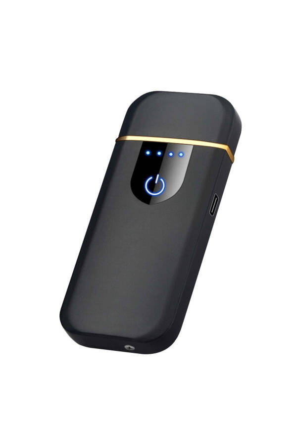 Personalized Name Printed Black Touch USB Rechargeable Electronic Lighter - 4