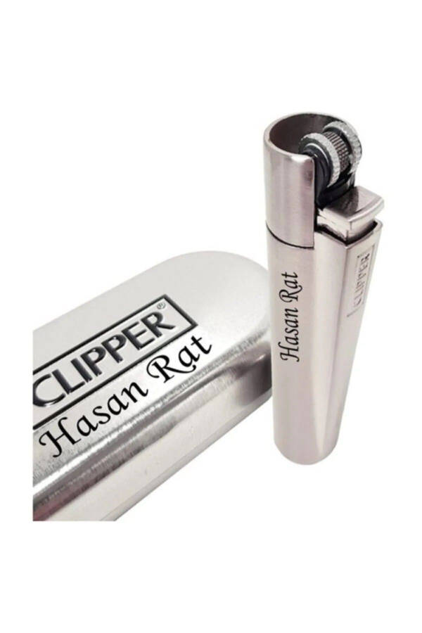 Personalized Name Printed Boxed Metal Color Clipper Lighter Personalized Quality Gly- 202 Metal - 4