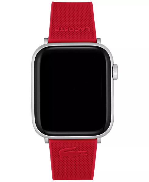 Petit Pique Kırmızı Silikon Kayış Apple Watch® 42mm/44mm için - 1