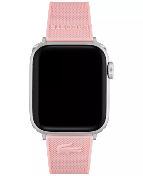 Petit Pique Pink Silicone Strap for Apple Watch® 38mm/40mm - 1