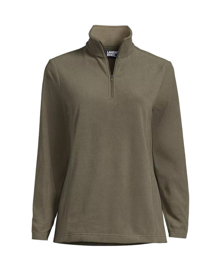 Petite Anyweather Fleece Quarter Zip Pullover Forest moss - 1