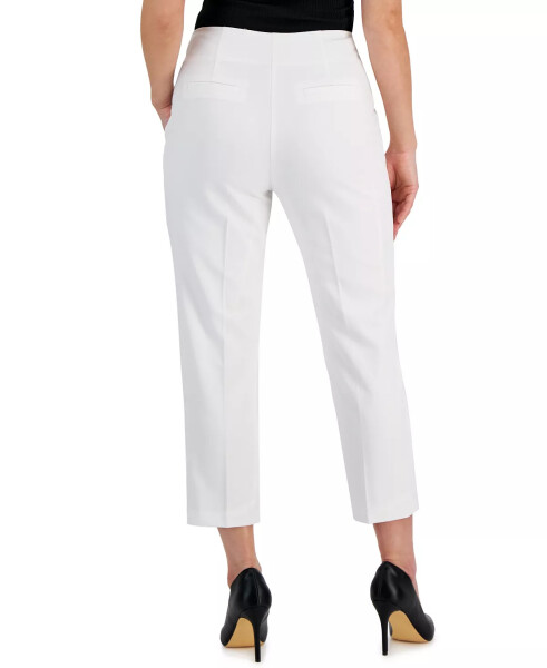 Petite High Rise Cigarette Pants, Created for modazone Washed White - 6