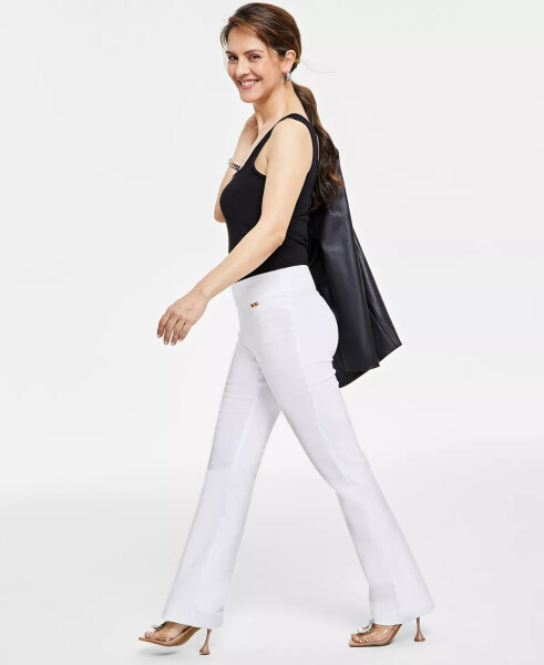 Petite Mid-Rise Bootcut Pants, Created for Macy's Bright White - 6