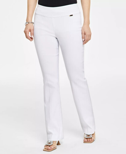 Petite Mid-Rise Bootcut Pants, Created for Macy's Bright White - 7