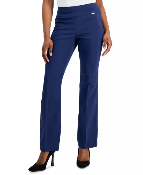 Petite Mid-Rise Bootcut Pants, Created for Modazone Indigo Sea - 1