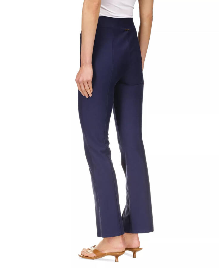 Petite Seamed Split-Hem Leggings Midnight Blue - 3